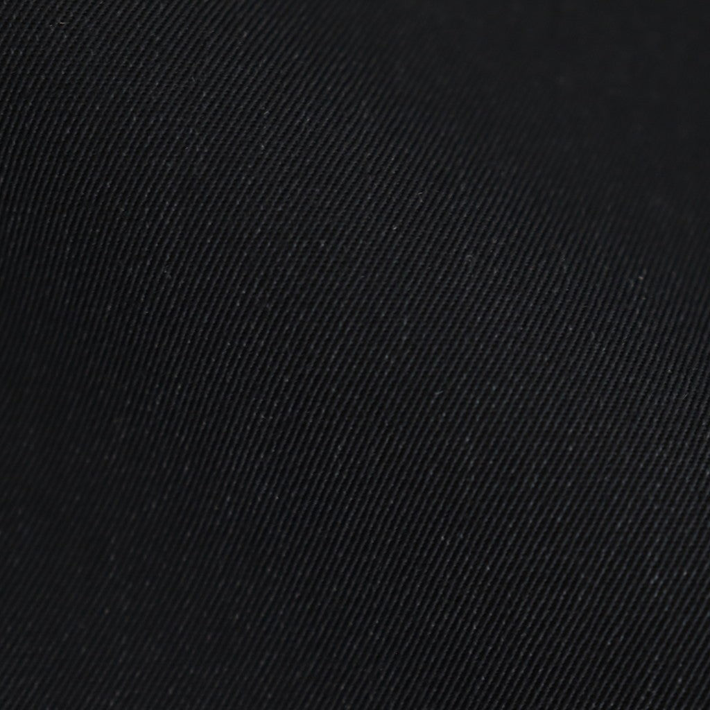 LIGHT WOOL MAX GABARDINE TWO-TUCK SLACKS #TOP BLACK [A25AP03MG]