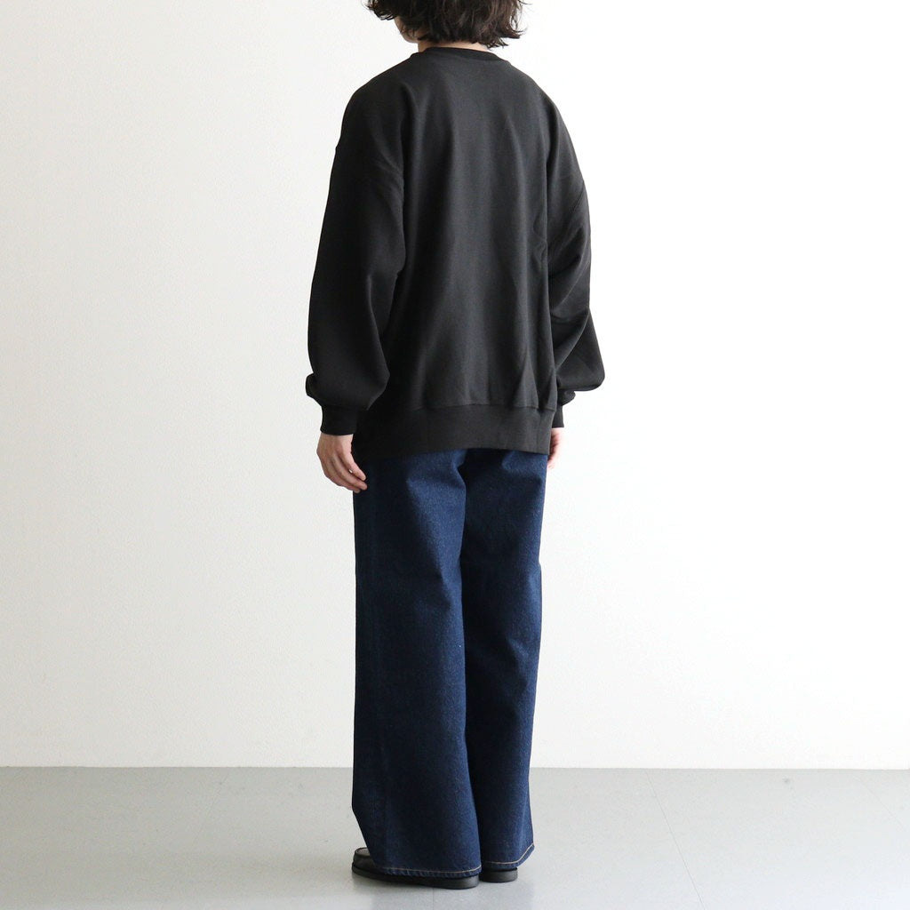 CLASSIC TERRY SWEAT SHIRT #BLACK [FSC263-70011]
