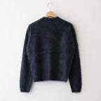 ROYAL CASHMERE FUR CREWNECK CARDIGAN #CHARCOAL GRAY(004) [KRAGGW0903]