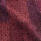 SQUARE PANNEL MOHAIR CARDIGAN #BURGUNDY [YK23FW0590S]