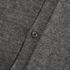 HIGH GAUGE SOFT CASHMERE KNIT SHIRT CARDIGAN #CHARCOAL [A26AC03SM]