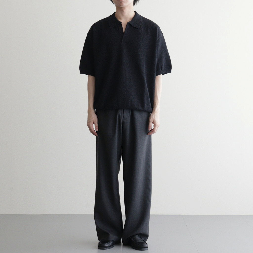 Co/Ra Moss Stitch Skipper #BLACK [2601-002] - ciacura 三重県四日市