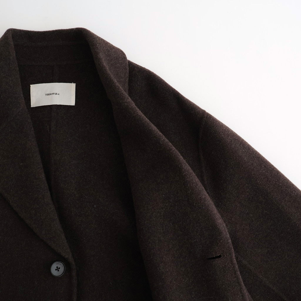 Wool Over Coat #D/BRN [12520006]
