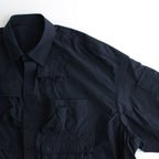 DRY TYPEWRITER TACTICAL POCKET S/S SHIRT #NAVY [FSC241-50106B]