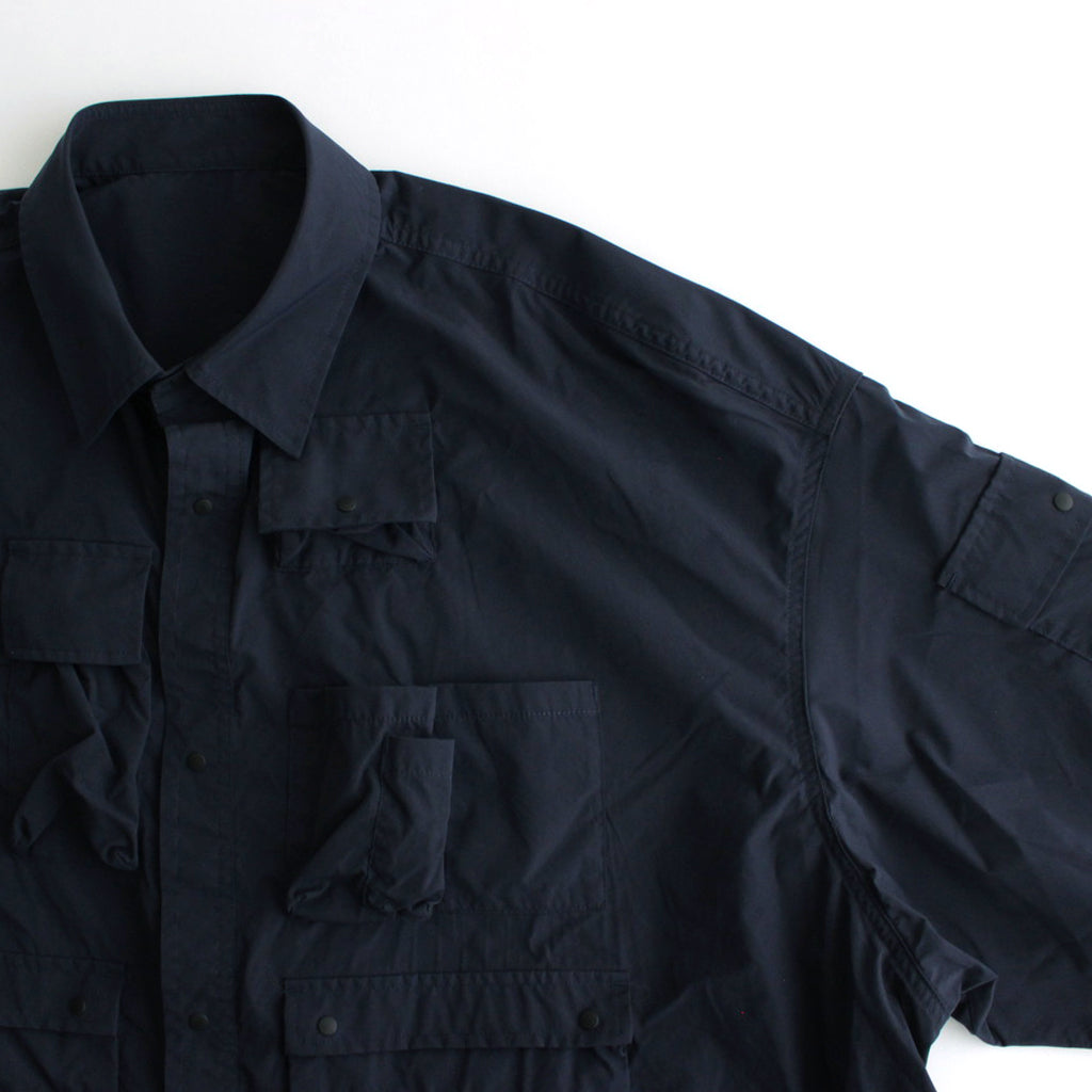 DRY TYPEWRITER TACTICAL POCKET S/S SHIRT #NAVY [FSC241-50106B]