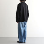 ハーフZipスウェットPO #BLACK [D226-T11101]