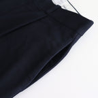 chino tuck straight #navy [15635]