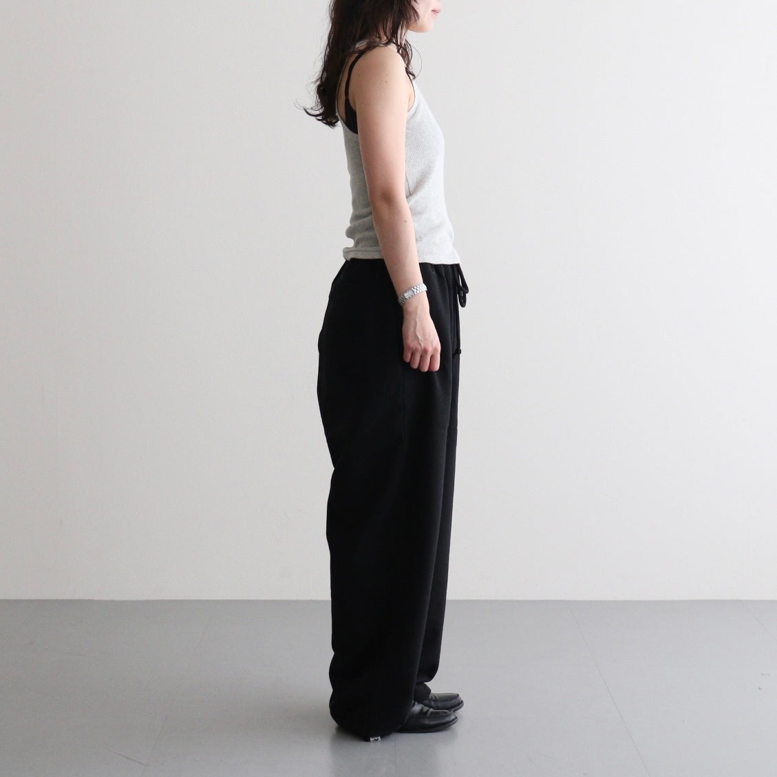 Gauze Teleco Tank Top #LT.GREY [I26SS-CUT1]