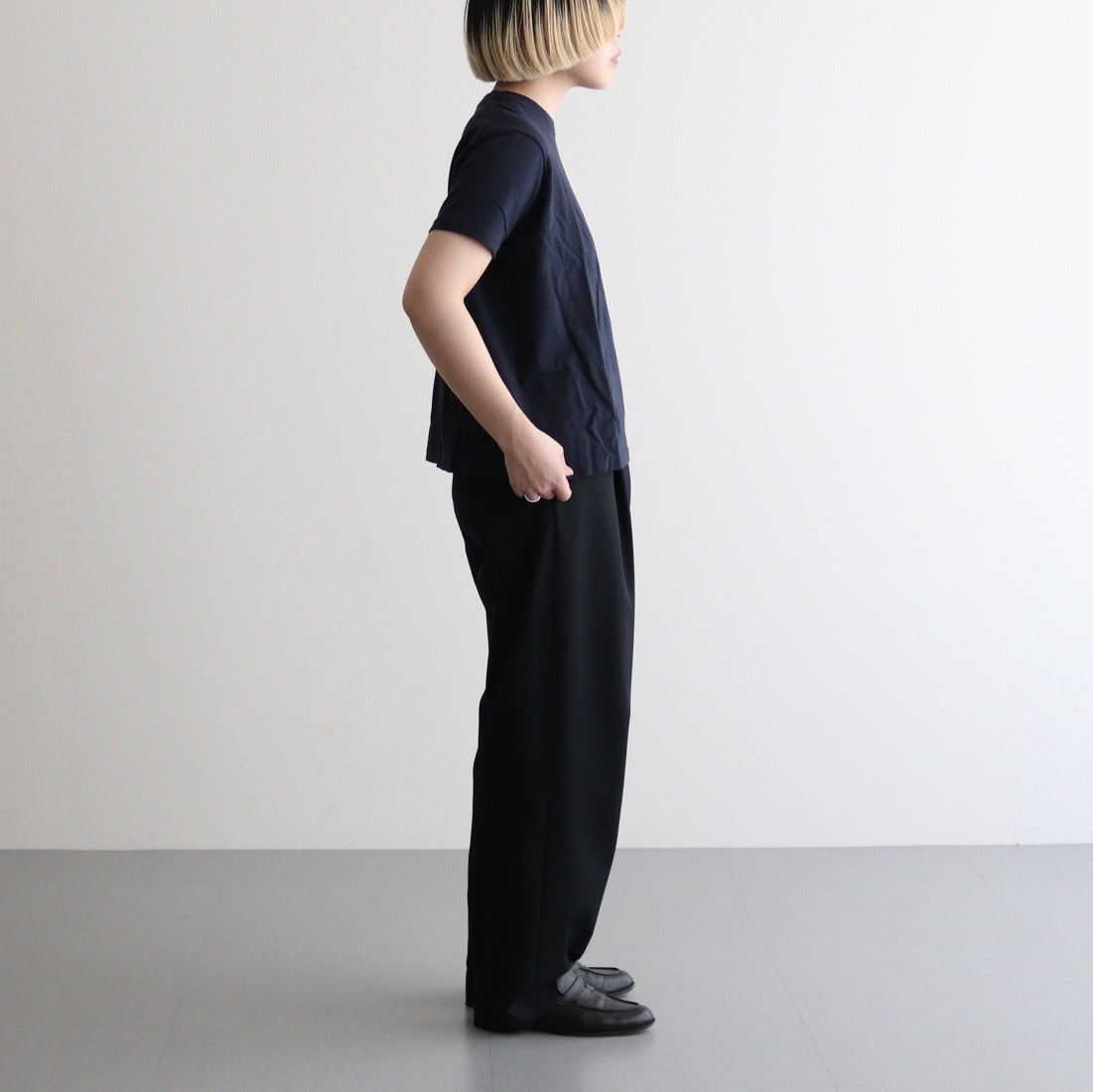 丸胴 S/S T SHIRT #d.navy [85013]