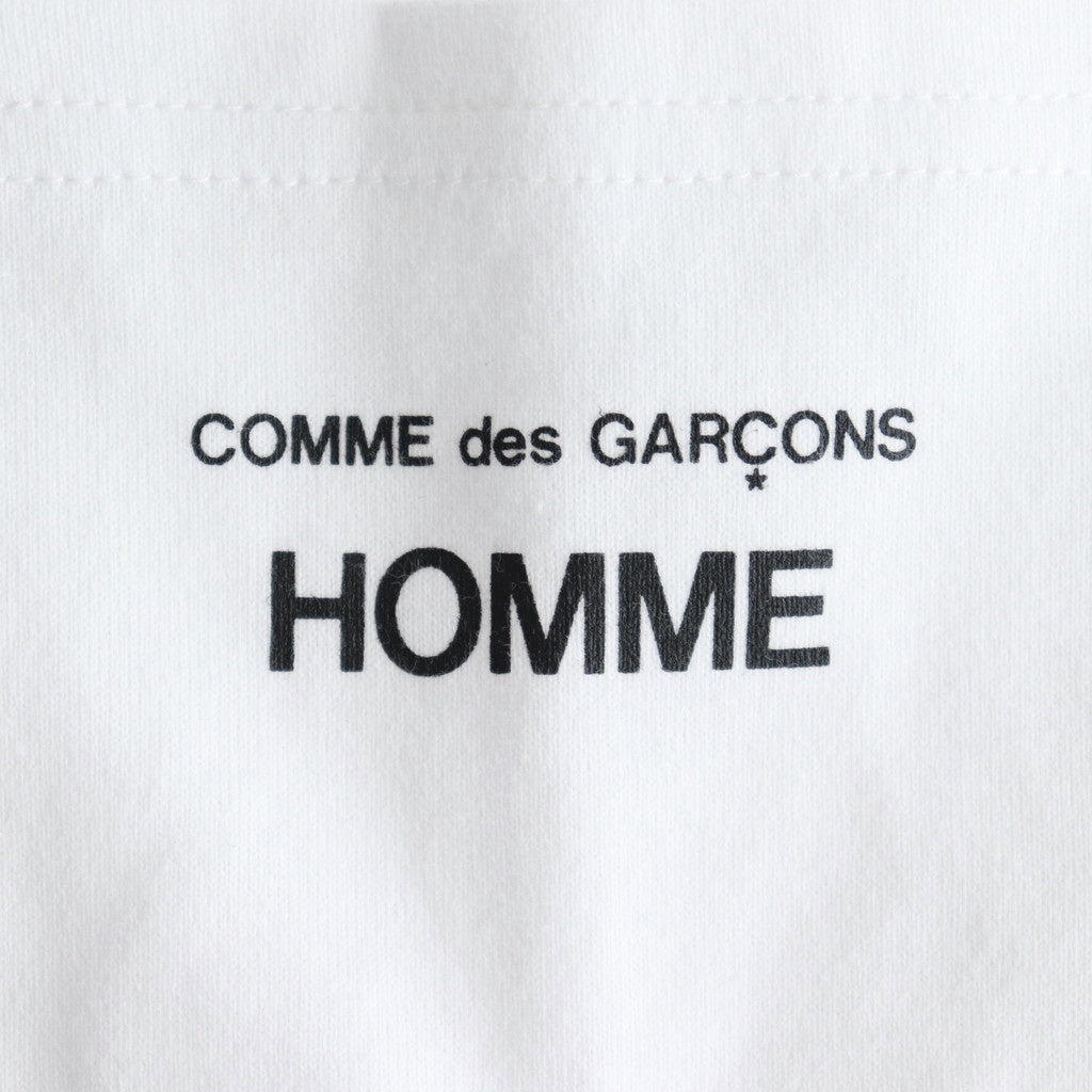 綿天竺 製品プリント長袖Tシャツ #WHITE [HP-T102-051]