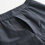 Cotton Linen Seersucker Track Pants #GRAY [GM262-40035]
