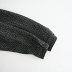 Herringborn Tweed Zip Blouson #Black [YK26FW01314B]