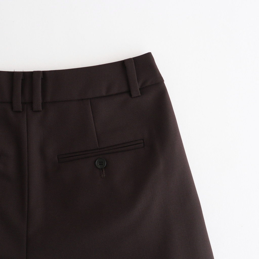 Twill Bermuda Pants #D/BRN [12610713] - ciacura 三重県四日市市の