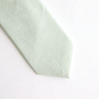 WASHED FINX TWILL TIE #LIGHT KHAKI [A25AT06TN]