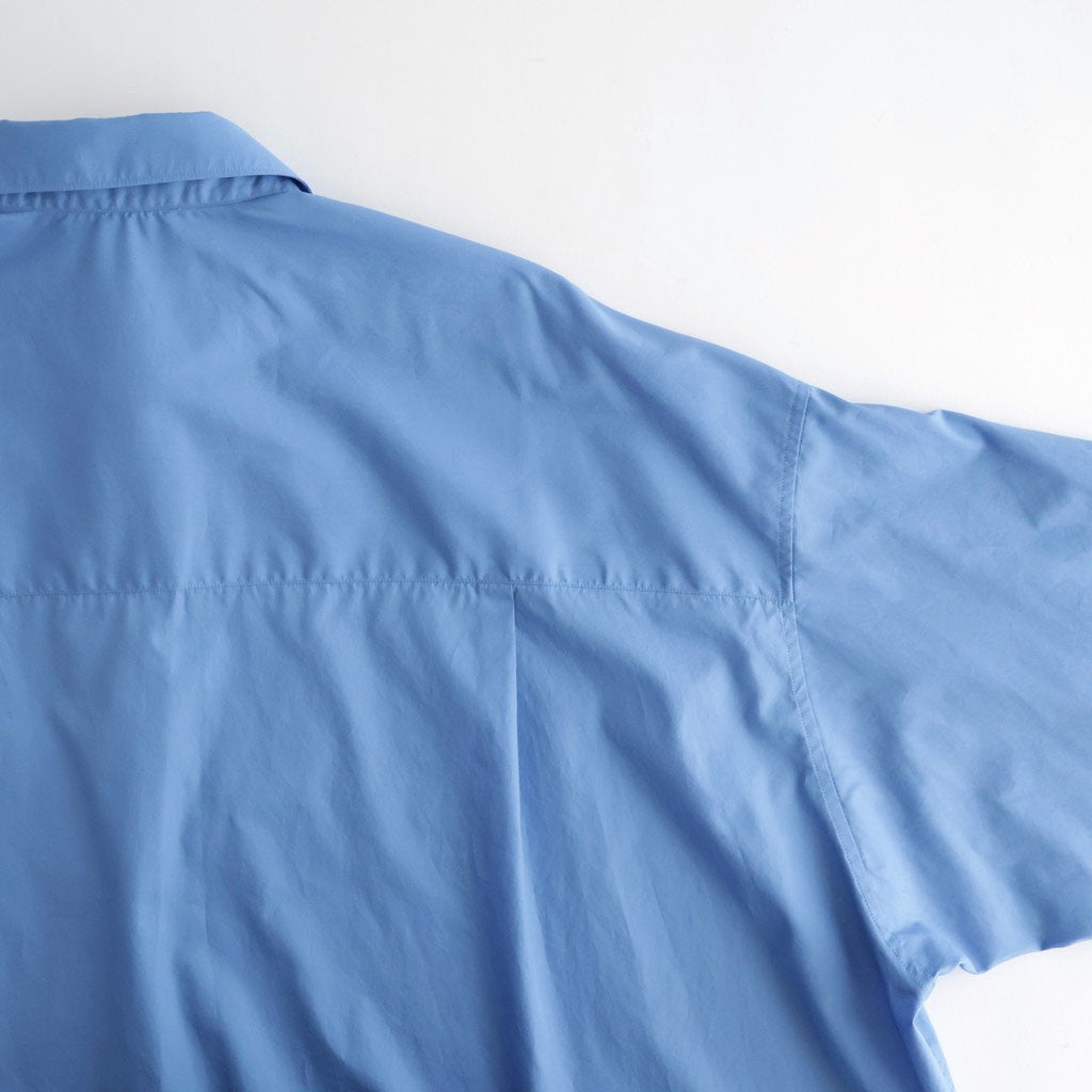 Broad L/S Oversized Regular Collar Shirt #BLUE [GM263-50001B]