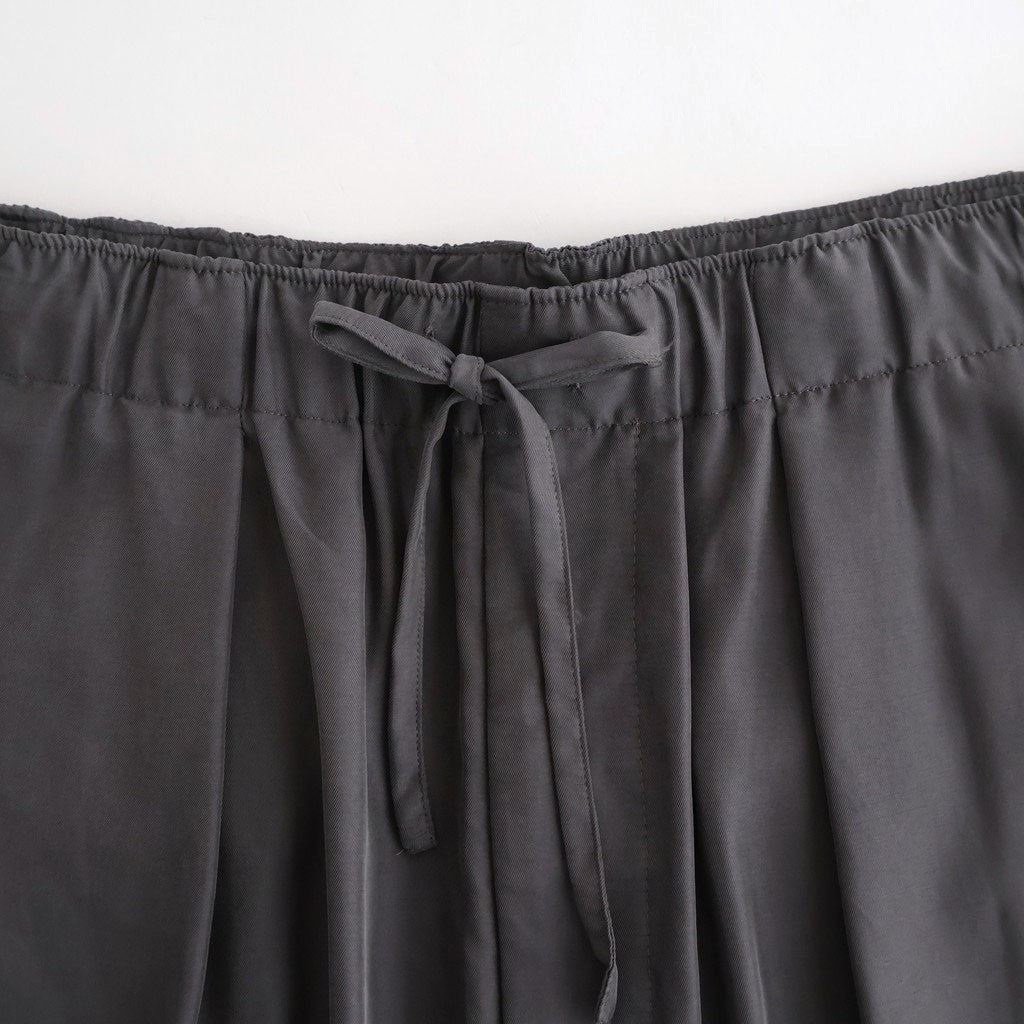CUPRO EASY PANTS #GRAY [YK26SS01288P]