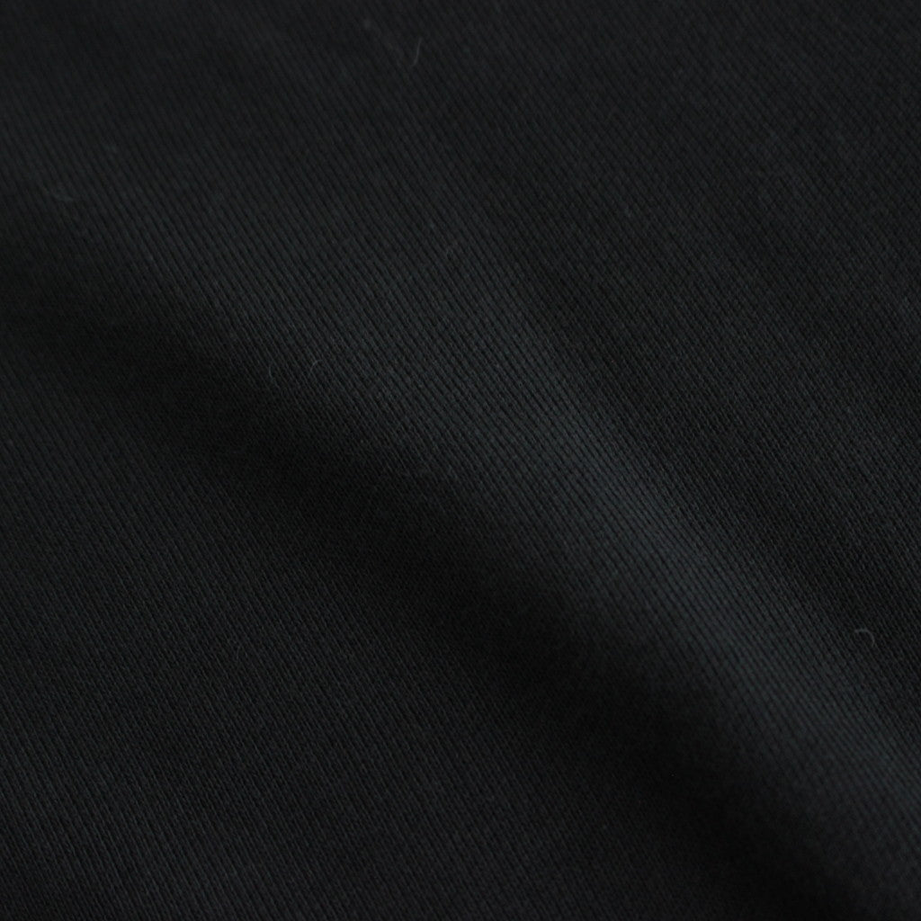 SUPER HIGH GAUGE SWEAT HALF ZIP P/O #INK BLACK [A24AP03CU]