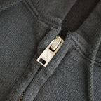 PRODUCT DYED PIMA LIGHT SWEAT ZIP PARKA #INK BLACK [A25AP01MS]