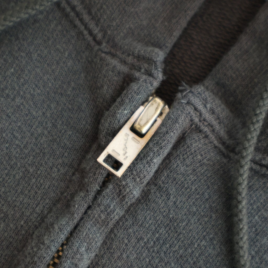 PRODUCT DYED PIMA LIGHT SWEAT ZIP PARKA #INK BLACK [A25AP01MS]