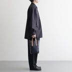 your choice // assemble hand bag tall S #mocha × navy [yc-rb-ats]