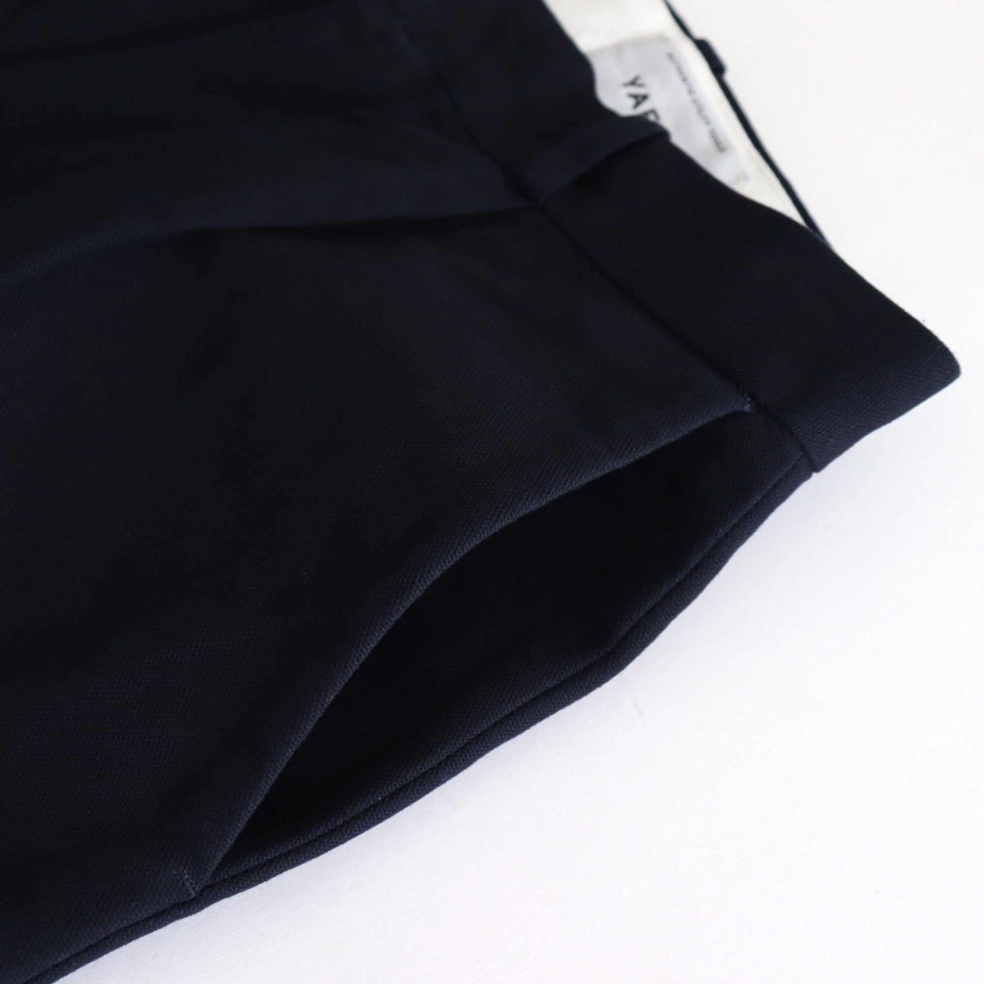 chino tuck straight #navy [65635]
