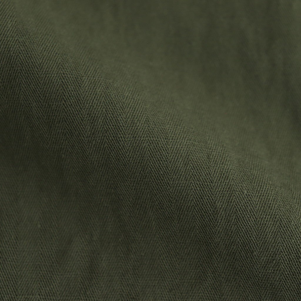 綿麻ヘリンボーン ベイカーパンツ #KHAKI [HO-P019-051]