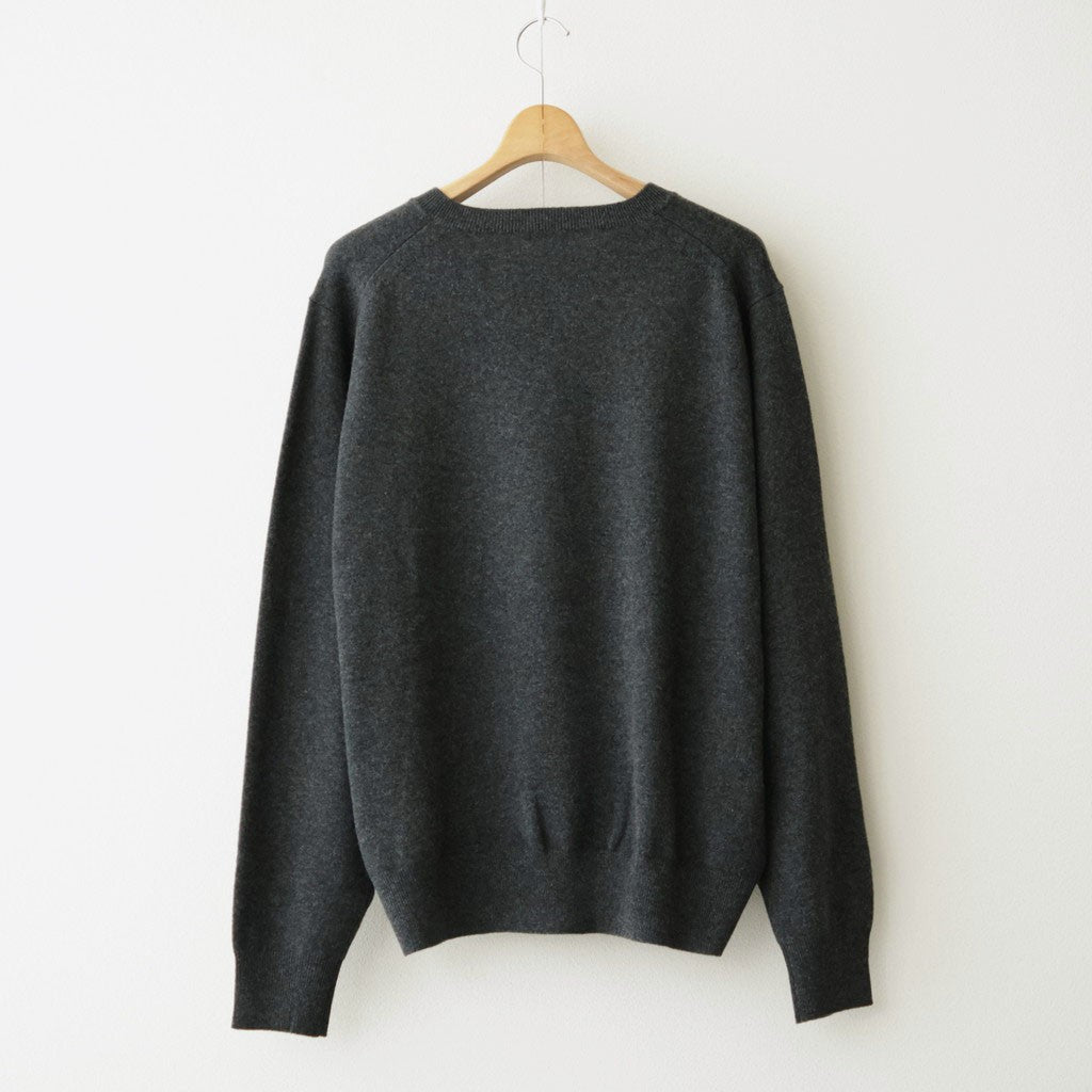 L/S V Neck #BLACK [2603-009]