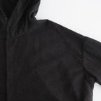 縮絨ウールワイドフーディー #DARK BROWN [D225-T391]