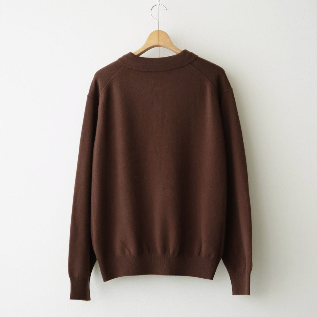 L/S Polo #BROWN [2603-010]