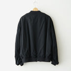 Fulled Wool Twill Flight Jacket #BLACK [GU263-30411]