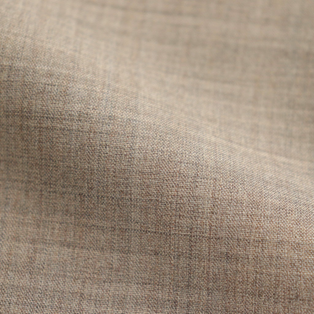 SUPER FINE TROPICAL WOOL SLACKS #TOP LIGHT BROWN [A25SP03WT]