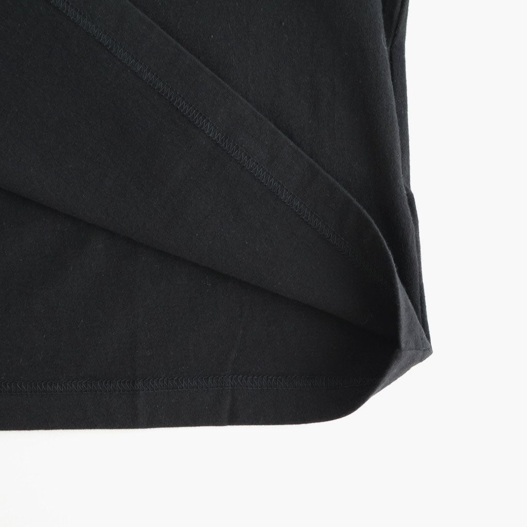 Raffy Gauze 2-Way T-Shirt #BLACK [I26SS-CUT9]