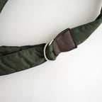 ナイロンツイル マルチポケットショルダーバッグ #KHAKI [HR-K207-051]