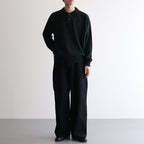 M-G Knit Polo #D.Green [2403-012]