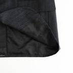 BLUEFACED WOOL JACKET #CHARCOAL NAVY STRIPE [A26AJ01BS]