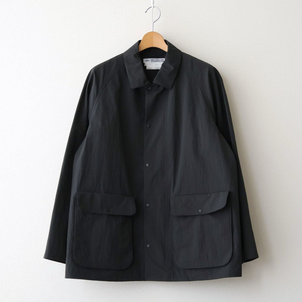 Short Zip Coat #CHARCOAL []13061503