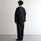 SYNTHETIC FLEECE CARDIGAN #BLACK [FSC243-30093]