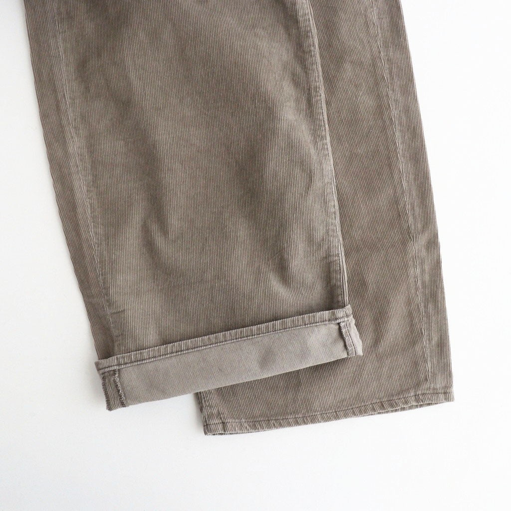 VINTAGE CORDUROY ROUND PANTS #TAUPE [ST.1573]