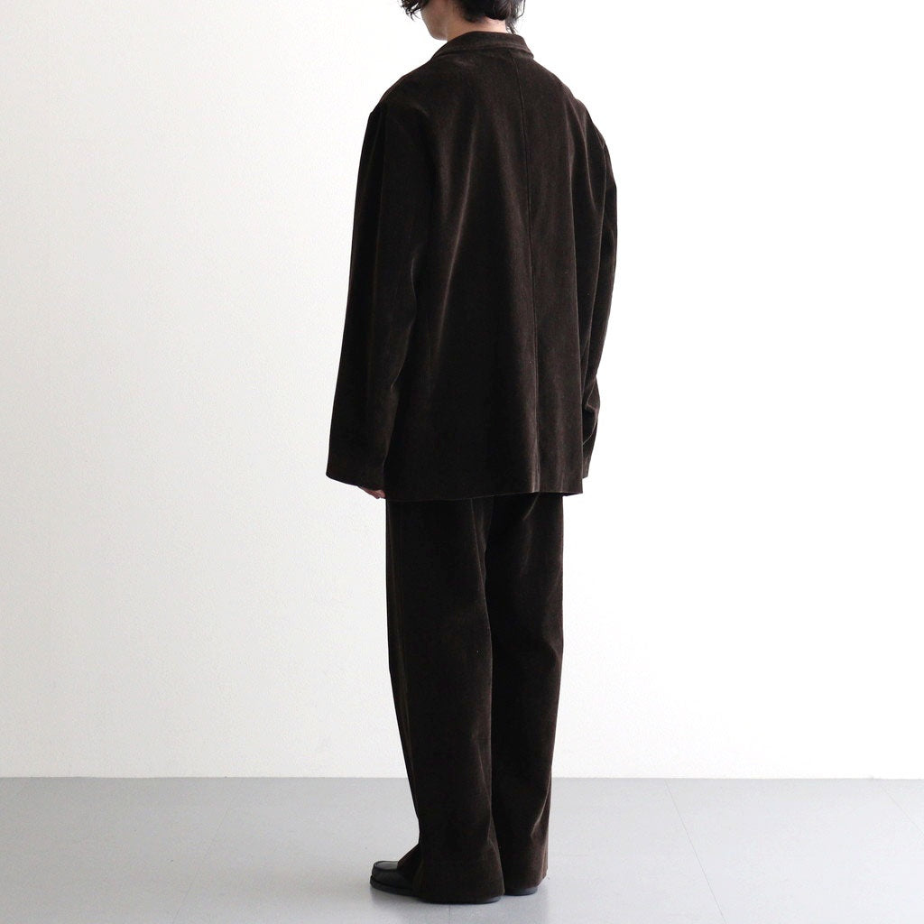 Cotton & Rayon Corduroy Pants #Dark Brown [OFH011PT11]