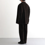 Cotton & Rayon Corduroy Pants #Dark Brown [OFH011PT11]