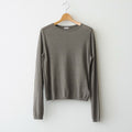 LINEN 14G Pull Over #GREY KHAKI [I26SS-K3]