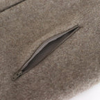 WOOL FLEECE VEST #natural l.gray [14452]