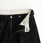 Selvage Denim Belted Pants #BLACK_WASHED [GU253-40064RB]