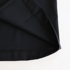 WOOL KID MOHAIR HOP SACK SLIT SKIRT #DARK NAVY [A25SS06MH]