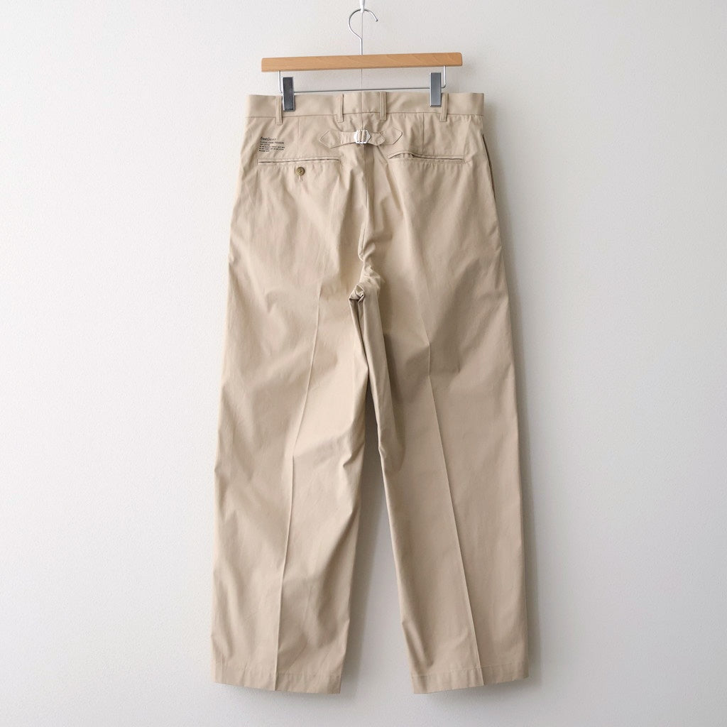 CLASSIC CHINO TROUSERS #BEIGE [FSC261-40213]
