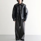 SHRINK BOMBER JACKET #BLACK SHRINK [26440701]