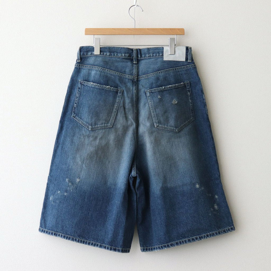 BAGGY DENIM SHORTS #INDIGO [ST.1238]