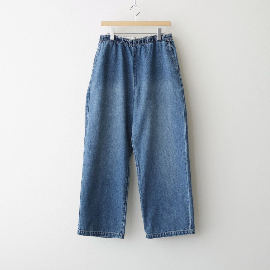 CORPORATE DENIM EASY PANTS #DARK WASH [FSC263-40154FB]