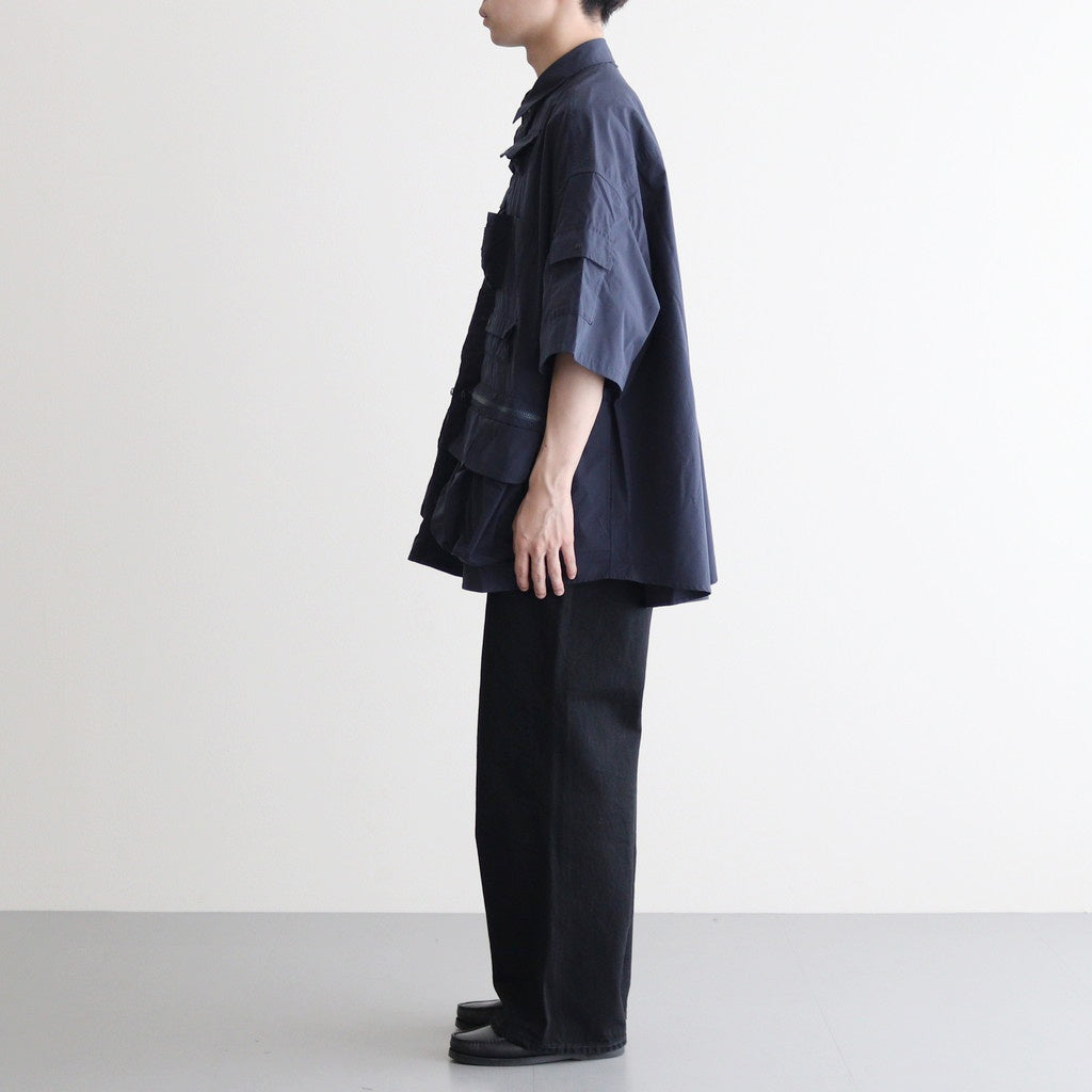 DRY TYPEWRITER TACTICAL POCKET S/S SHIRT #NAVY [FSC241-50106B]