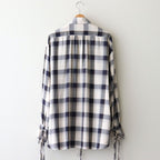 OMBRE CORDED SHIRT #NAVY OMBRE [25880503]